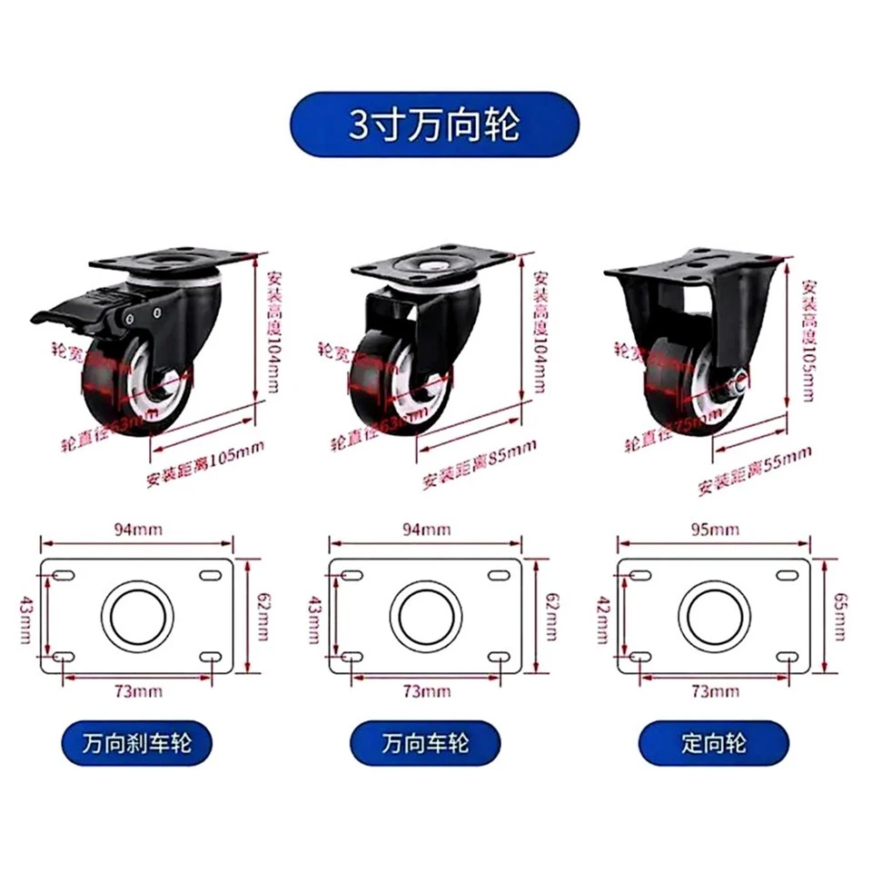 Low Profile Swivel Casters price